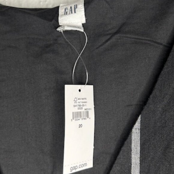 Gap Stripe Linen Button Down Dress Size 20 - Picture 5 of 5